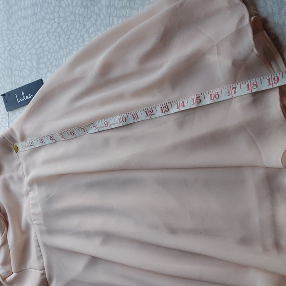 Lulu's Pale Pink Spaghetti Strap Dress Size M - NWT - Picture 7 of 13